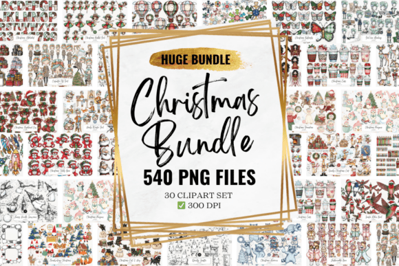 Download Christmas Clipart Bundle - Bundle Collection