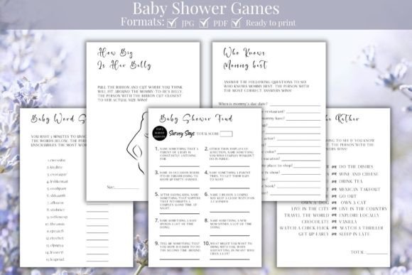 Download Baby Shower Games Bundle - Bundle Collection