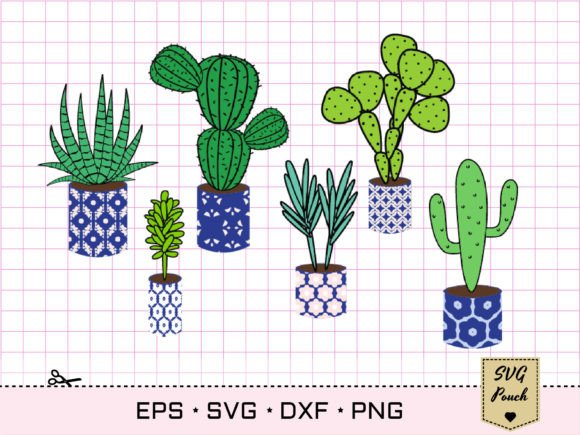 Download Cactus Pots Svg Bundle, Succulent Svg - Bundle Collection