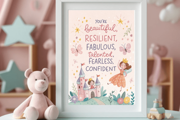 Download Princess Motivational Kids Poster - Poster Collection