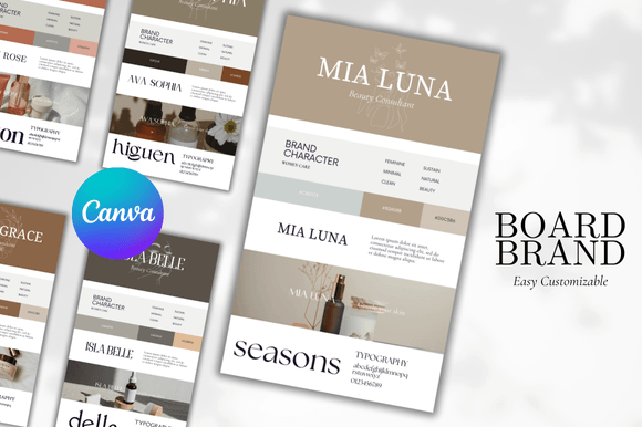 Download Brand Board Canva Template Bundle - Bundle Collection
