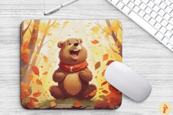 Download Happy Bear Laughing in Autumn Forest - Happy bear Collection