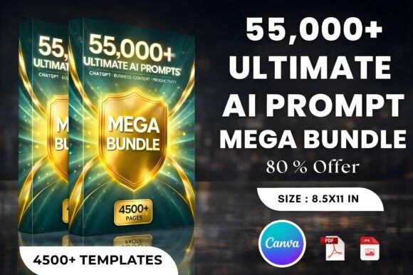 Download 55,000+ Ultimate AI Prompt Mega Bundle - Bundle Collection