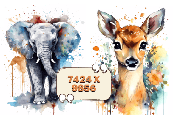 Download 23 Watercolor Animals Clipart Bundle HQ - Bundle Collection