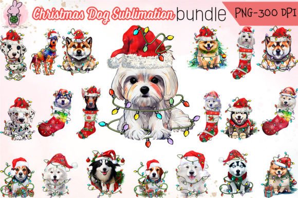 Download Christmas Dog Sublimation Bundle - Bundle Collection