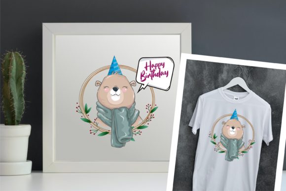 Download Cute Happy Bear for Birthday Card, Etc - Happy bear Collection